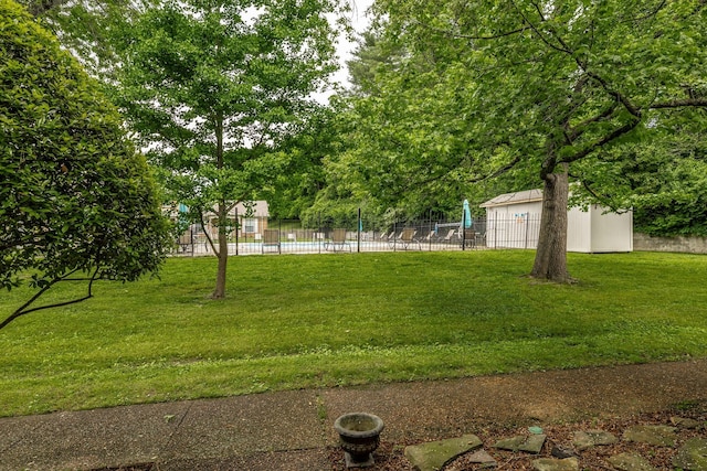 view of yard