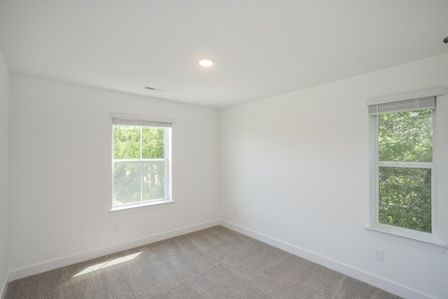 138 W Cassa Way, Mount Juliet, TN 37122 - unfurnished room with baseboards, light carpet, and recessed lighting