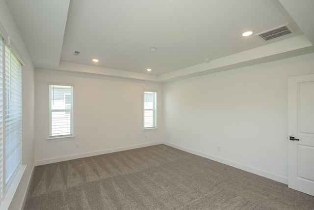 138 W Cassa Way, Mount Juliet, TN 37122 - empty room with a tray ceiling, baseboards, recessed lighting, and carpet