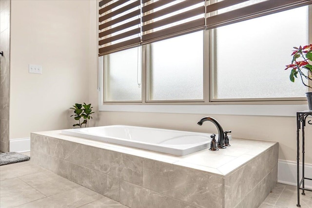 1520 Raulston Falls Rd, Jasper, TN 37347 - bathroom featuring tile patterned flooring and a garden tub