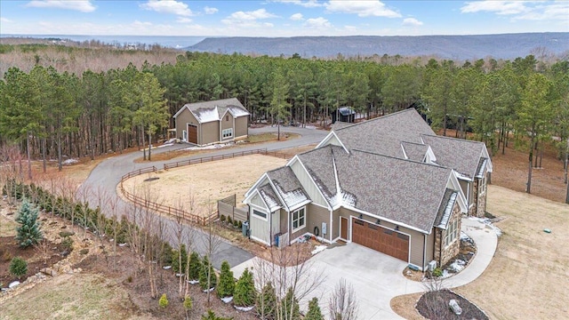 1520 Raulston Falls Rd, Jasper, TN 37347 - bird's eye view with a forest view