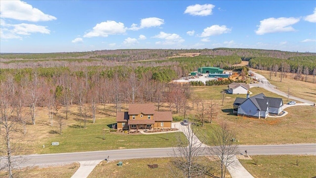 150 Raulston Falls Rd, Jasper, TN 37347 - birds eye view of property featuring a view of trees