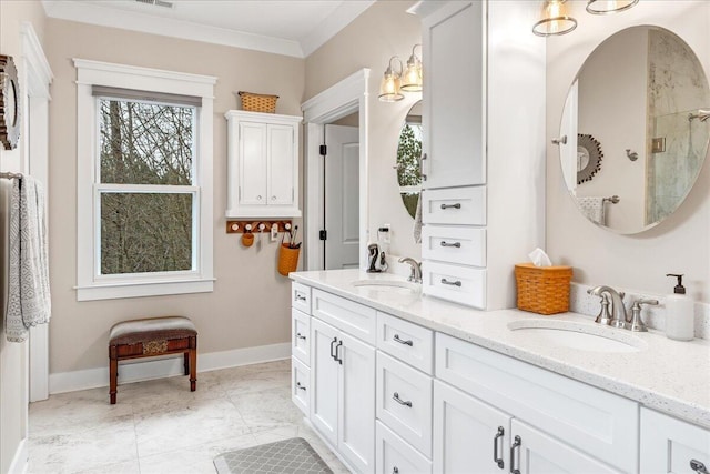 234 Lookout View Dr, Jasper, TN 37347 - full bathroom with baseboards, plenty of natural light, and a sink