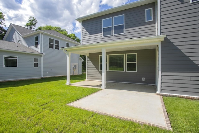 135 W Cassa Way, Mount Juliet, TN 37122 - back of property with a yard and a patio