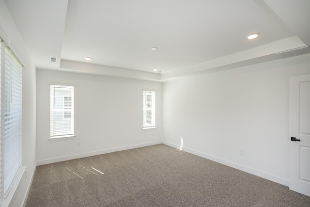 135 W Cassa Way, Mount Juliet, TN 37122 - unfurnished room with carpet floors, a raised ceiling, recessed lighting, and baseboards