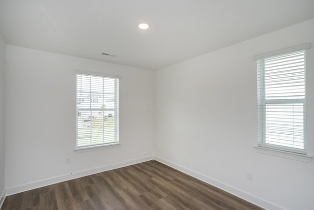 135 W Cassa Way, Mount Juliet, TN 37122 - unfurnished room featuring dark wood-type flooring, baseboards, and recessed lighting