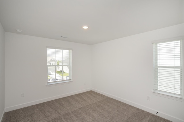 135 W Cassa Way, Mount Juliet, TN 37122 - spare room with light carpet, baseboards, a smoke detector, and recessed lighting