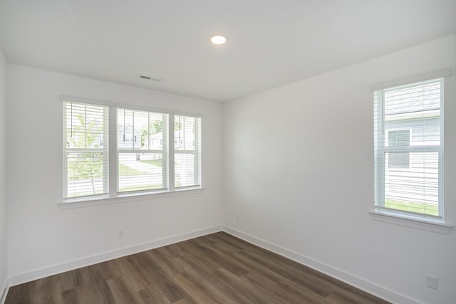 136 W Cassa Way, Mount Juliet, TN 37122 - empty room featuring dark wood finished floors, baseboards, and recessed lighting