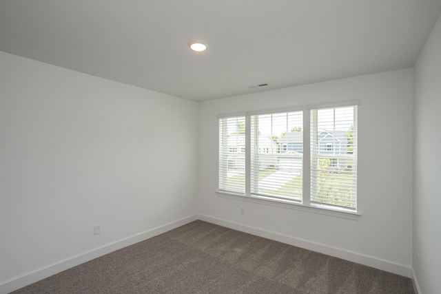 136 W Cassa Way, Mount Juliet, TN 37122 - empty room with dark carpet, baseboards, and recessed lighting