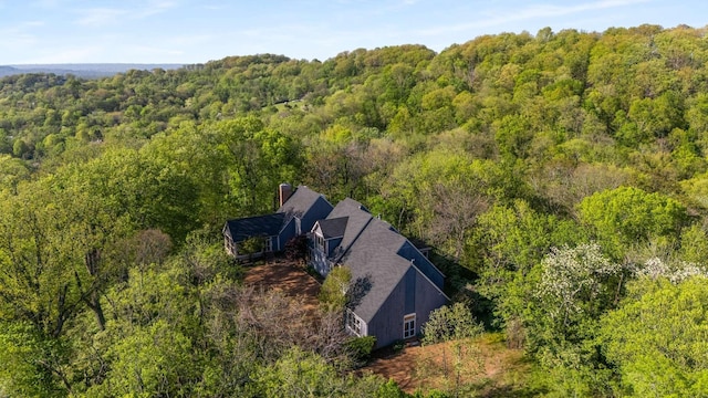 1229 Vintage Pl, Nashville, TN 37215 - aerial view of property and surrounding area with a forest