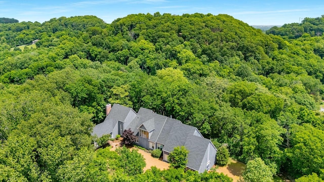 1229 Vintage Pl, Nashville, TN 37215 - aerial view of property and surrounding area featuring a heavily wooded area