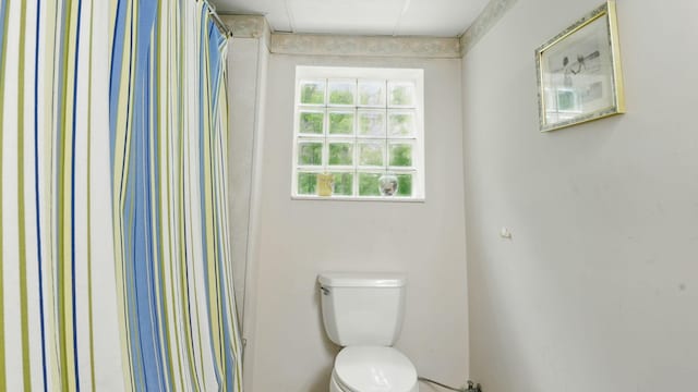 7621 Fernvale Rd, Fairview, TN 37062 - bathroom featuring toilet and a shower with shower curtain