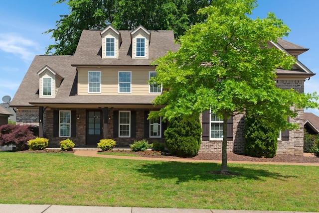 2078 Autumn Ridge Way, Spring Hill, TN 37174 - view of front of home with a front lawn, a porch, and a shingled roof