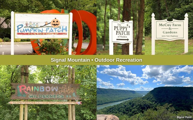 4101 Taft Hwy, Signal Mountain, TN 37377 - exterior space with a mountain view
