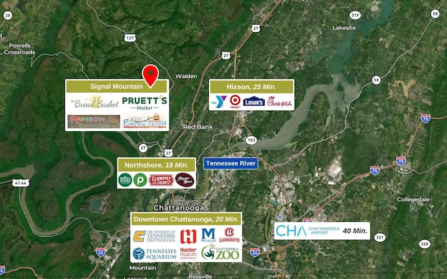 4101 Taft Hwy, Signal Mountain, TN 37377 - map