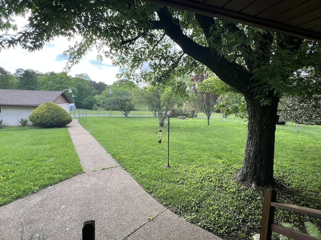view of yard