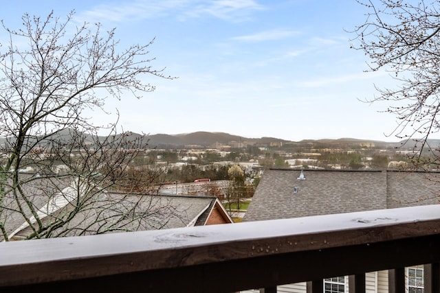 view of mountain feature