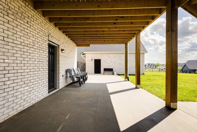 view of patio