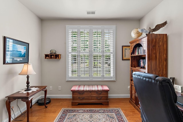 1230 Chickadee Cir, Hermitage, TN 37076 - office with light wood finished floors, visible vents, and baseboards