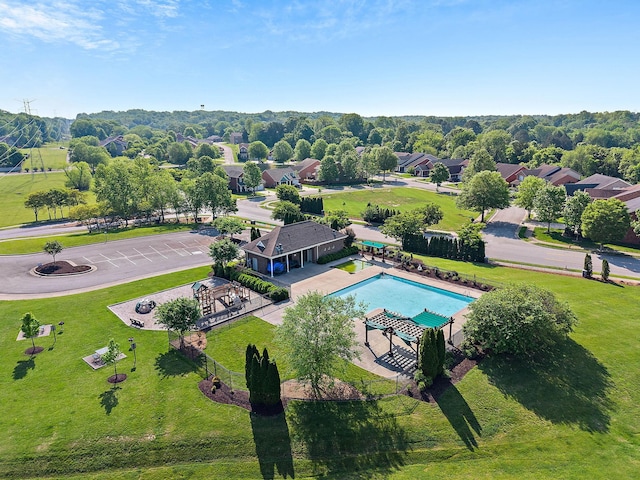 1230 Chickadee Cir, Hermitage, TN 37076 - aerial view