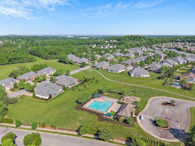 1230 Chickadee Cir, Hermitage, TN 37076 - drone / aerial view featuring a residential view