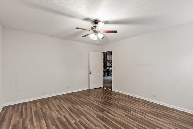3103 Lakeland Dr, Nashville, TN 37214 - spare room featuring wood finished floors, baseboards, and ceiling fan