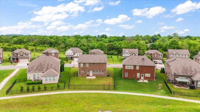 3157 Rift Ln, Murfreesboro, TN 37130 - aerial view of residential area with a heavily wooded area