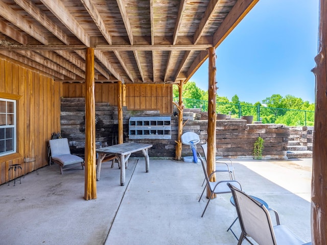 375 Good Hope Rd, Leoma, TN 38468 - view of patio with an exterior structure