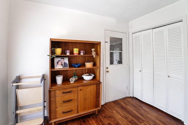 5024 Lakeridge Dr, Old Hickory, TN 37138 - bedroom with dark wood-style flooring and a closet