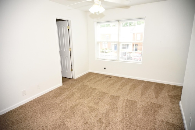 301 Arapaho Dr, Murfreesboro, TN 37128 - empty room with carpet floors, ceiling fan, and baseboards