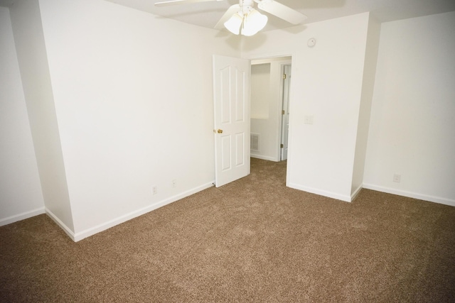 301 Arapaho Dr, Murfreesboro, TN 37128 - spare room featuring carpet floors, ceiling fan, and baseboards