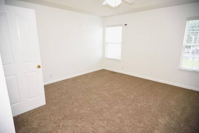 301 Arapaho Dr, Murfreesboro, TN 37128 - unfurnished room with carpet flooring, healthy amount of natural light, and ceiling fan