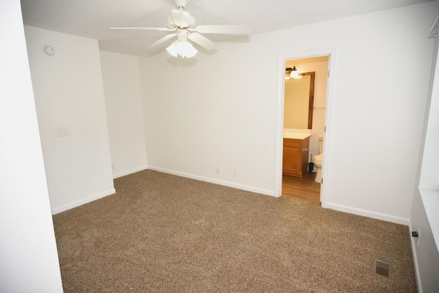 301 Arapaho Dr, Murfreesboro, TN 37128 - empty room featuring light carpet, a ceiling fan, and baseboards