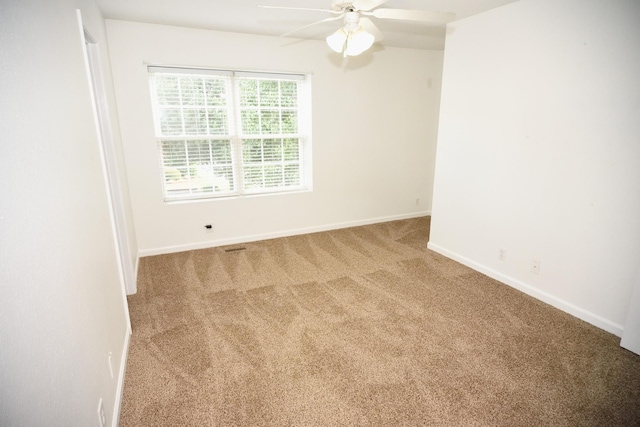 301 Arapaho Dr, Murfreesboro, TN 37128 - empty room with carpet floors, ceiling fan, and baseboards