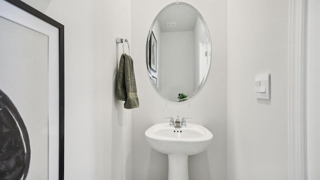 bathroom with a sink