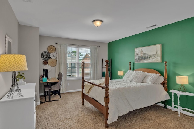 1803 Villa Cir, Lebanon, TN 37090 - bedroom with baseboards, visible vents, and light colored carpet