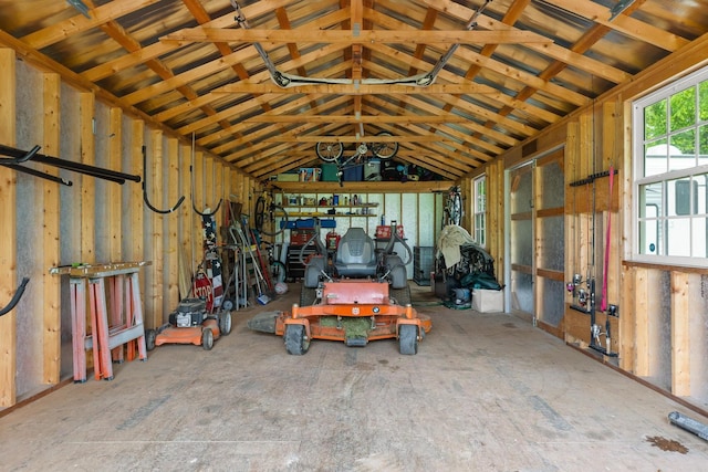 view of storage room