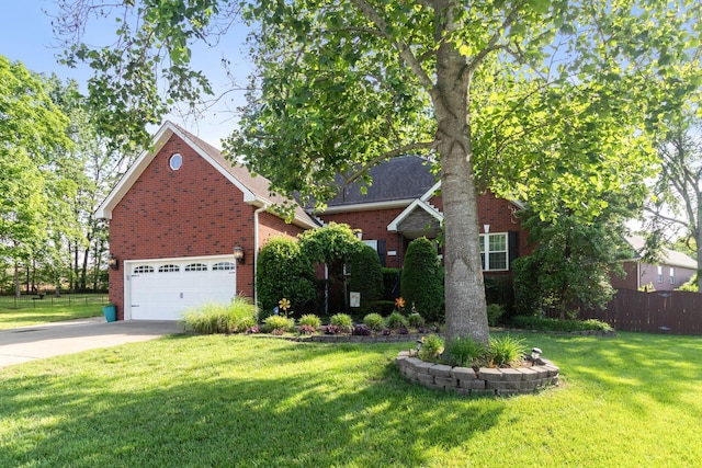 4006 Greentree Ct W, Smyrna, TN 37167 - view of front of property featuring brick siding, driveway, and a garage