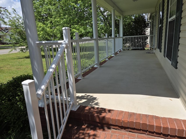 view of patio / terrace featuring a porch