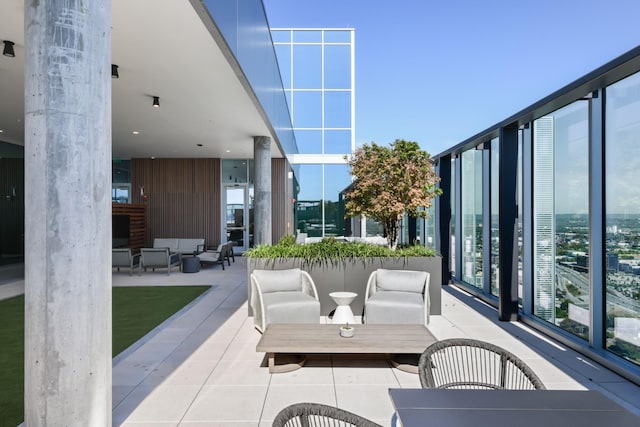 1616 W End Ave Unit 3202, Nashville, TN 37203 - view of patio / terrace with outdoor lounge area