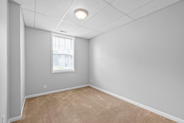1476 Mutual Dr, Clarksville, TN 37042 - unfurnished room featuring a paneled ceiling and carpet floors