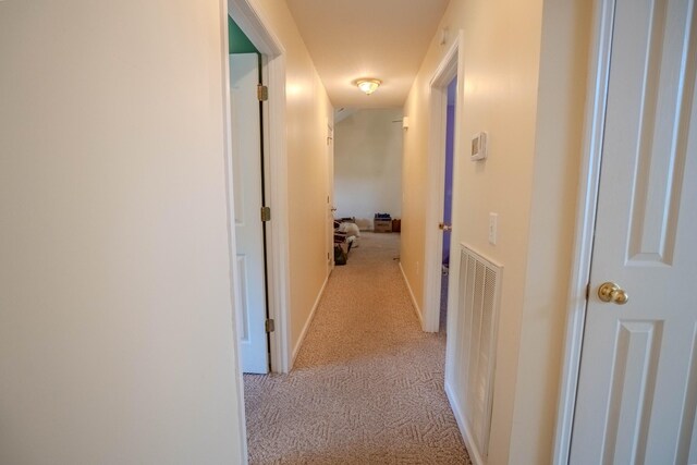 1876 Fall River Rd, Lawrenceburg, TN 38464 - corridor with light carpet and baseboards