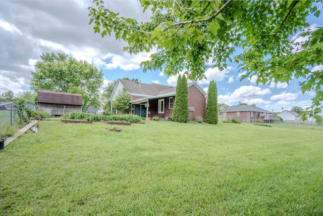 1876 Fall River Rd, Lawrenceburg, TN 38464 - view of yard with an outdoor structure