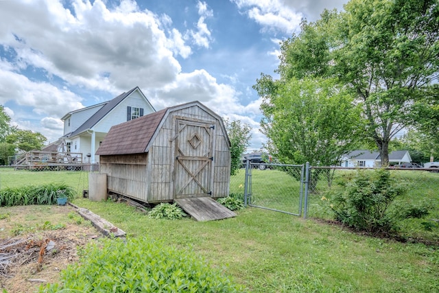 1876 Fall River Rd, Lawrenceburg, TN 38464 - view of shed with a gate