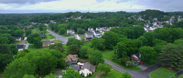 5900 New Hope Ct, Hermitage, TN 37076 - aerial view of property's location with nearby suburban area