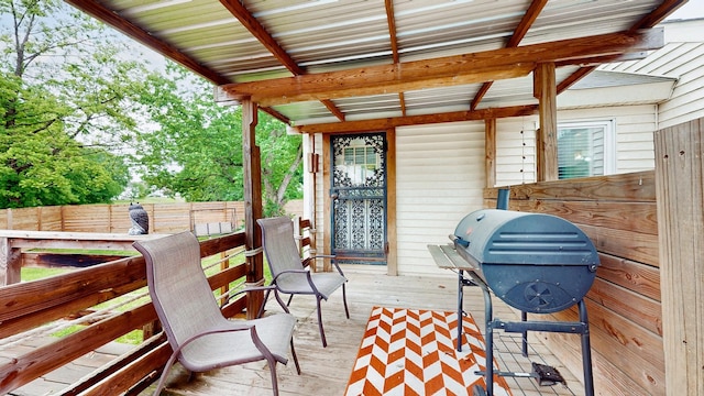 5900 New Hope Ct, Hermitage, TN 37076 - deck featuring fence