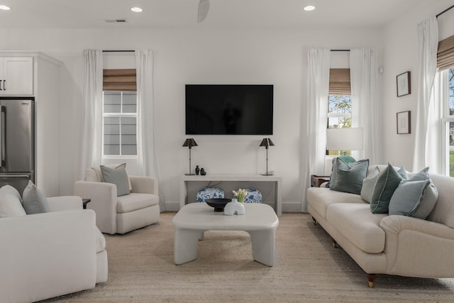 5615 Tennessee Ave Unit A, Nashville, TN 37209 - living room featuring recessed lighting
