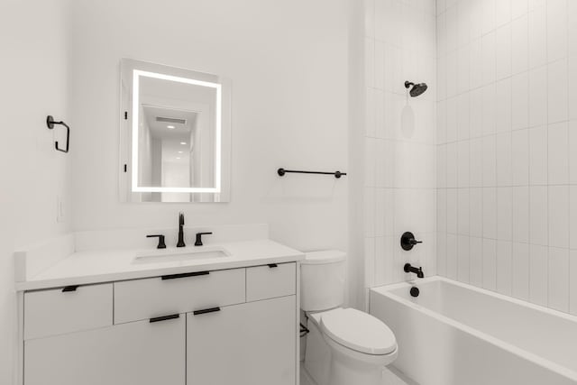 1400 Arthur Ave Unit 3, Nashville, TN 37208 - full bathroom featuring toilet, vanity, and shower / bath combination