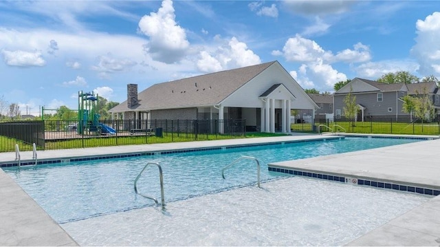 view of community pool