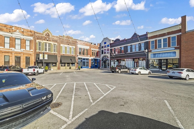 view of uncovered parking lot